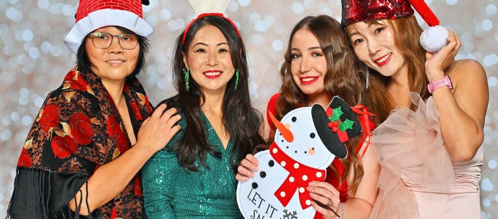Corporate party photo booth rental